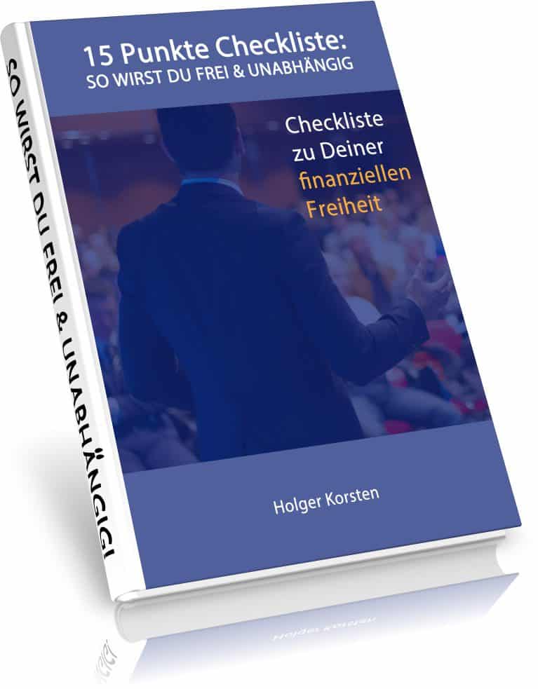 Checkliste zu Deiner finanziellen Freiheit